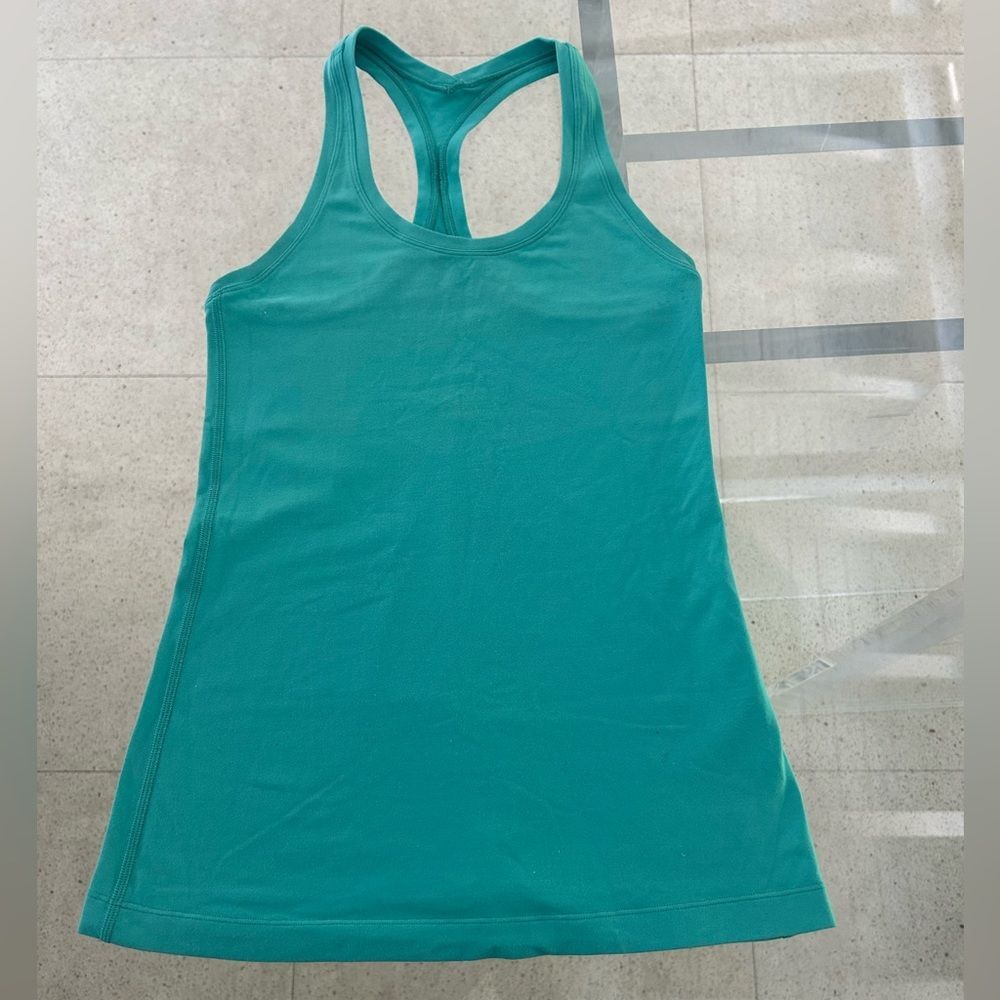 Lululemon Cool Racerback Teal - Picture 3 of 3
